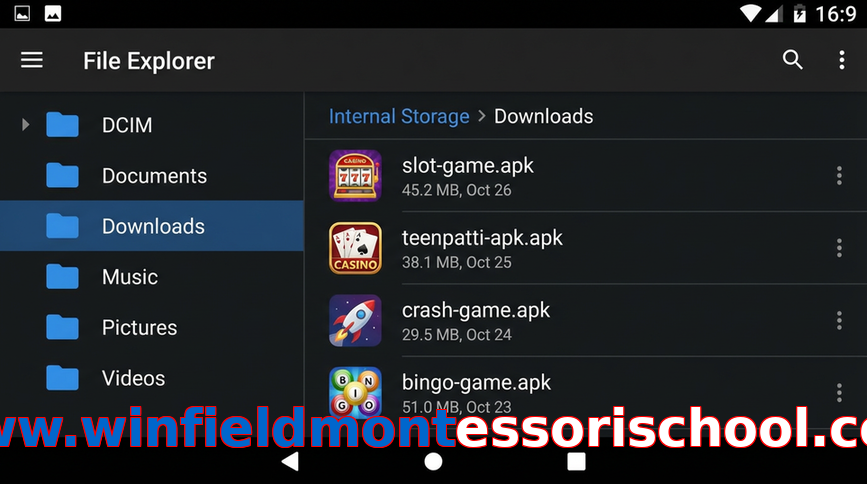 Main screen of Www.winfieldmontessorischool.com gameapk page for PK players